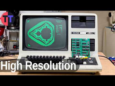 TRS-80 Model 4 High Resolution Addon