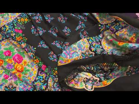 Релакс-обзор всех моих павловопосадских платков!