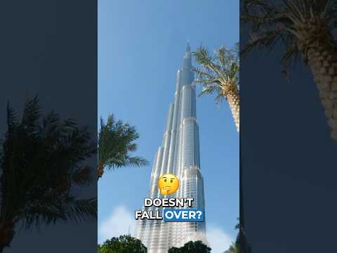 Why does the Burj Khalifa not fall over?