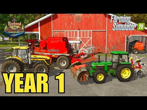 I Spent 1 Year Farming Riverbend Springs in Farming Simulator 25