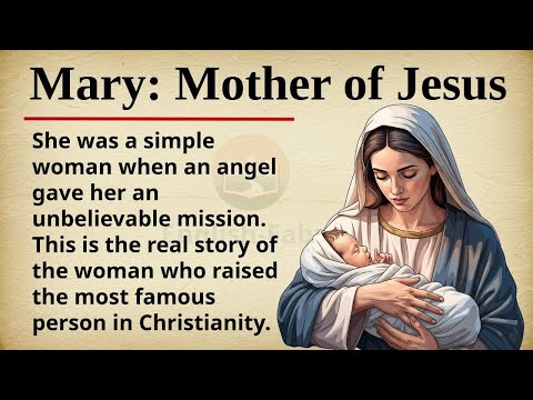 Mary, the Mother of Jesus || 🙏✨ Learn English Through Story Level 2 || Graded Reader 🎧