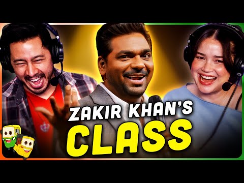 ZAKIR KHAN | CLASS Stand Up Comedy Reaction!