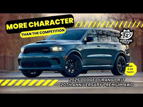 2025 Dodge Durango RT 20th Anniversary Premium AWD // More Character than the Competition