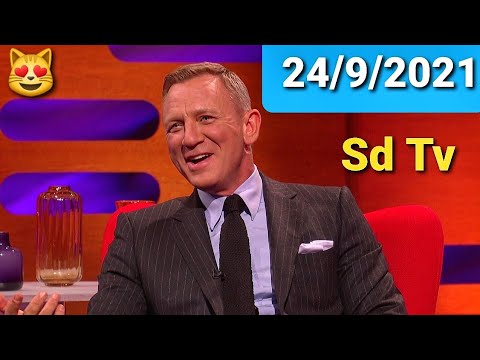 FULL Graham Norton Show 24/9/2021 Daniel Craig, Lea Seydoux, Lashana Lynch, Rami Malek, Ed Sheeran