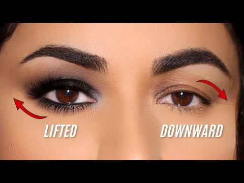 EASY Black smokey eye for HOODED eyes!