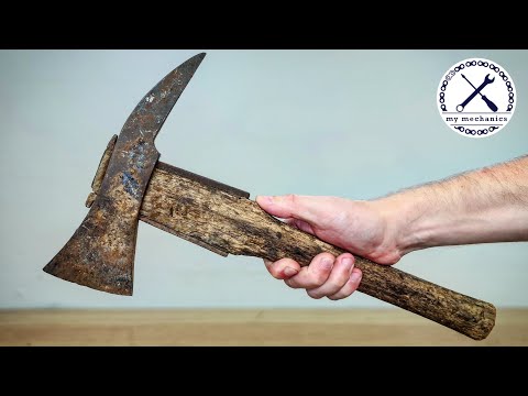Antique Firefighter Axe - Restoration