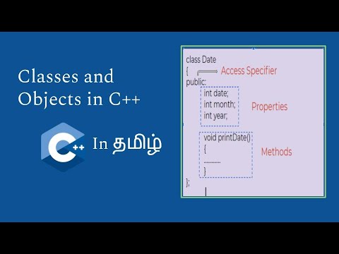 Classes and Objects in C++ | Introduction to Object Oriented Programming | C++ in Tamil
