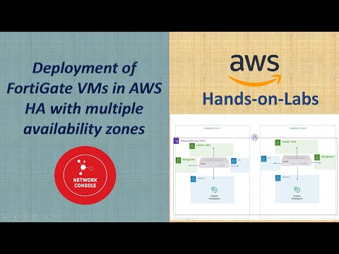 Deployment of FortiGate firewalls HA in AWS LAB [ENGLISH] [HD]