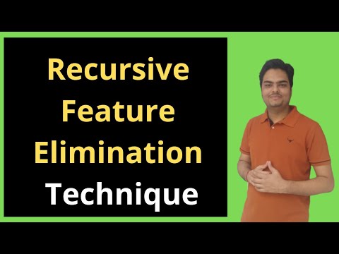 Recursive Feature Elimination Technique | Recursive feature elimination in machine learning