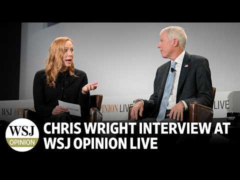 Kim Strassel in Conversation with U.S. Energy Secretary Chris Wright