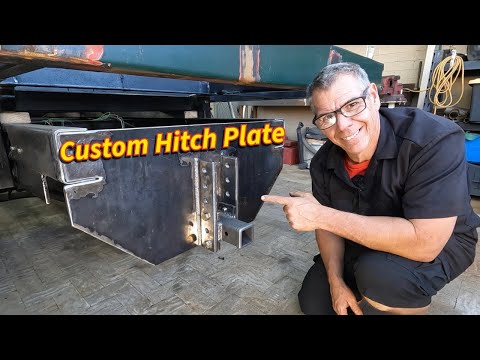 Building a one of a kind hitch plate for the Chevy COE