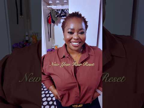 New Year, New Hair. #bigchop #haircut #transformation #shorts #naturalhair