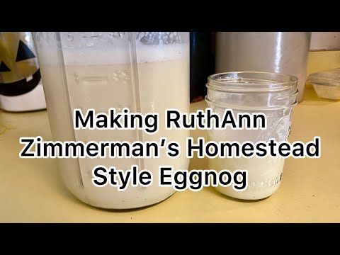 Making RuthAnn Zimmerman’s Eggnog