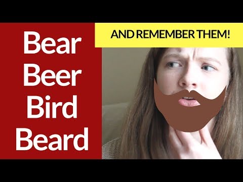 How to Pronounce Bear, Beer, Bird, Beard in English