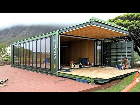 Man Builds Amazing DIY Container Home with a Rooftop Terrace  | Low-Cost Housing @Fabrica Tu Sueño