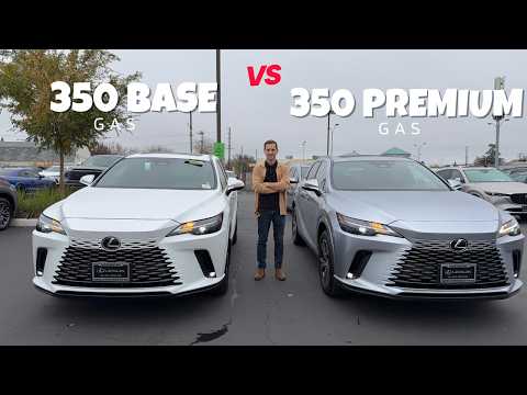 Compare 2026 Lexus RX 350 Base vs 2026 Lexus RX 350 Premium