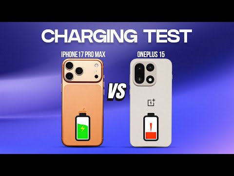 OnePlus 15 vs iPhone 17 Pro Max Charging Test - IT'S TOO FAST