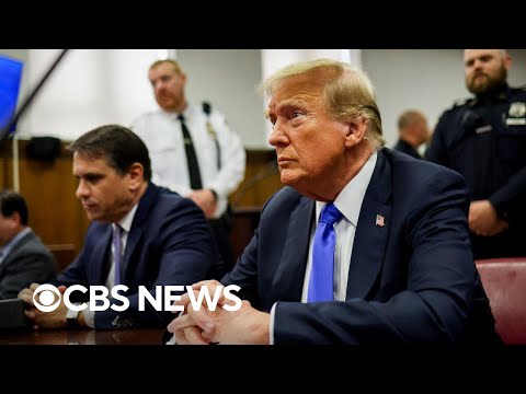 Serious mood in court as Trump "hush money" trial deliberations continue