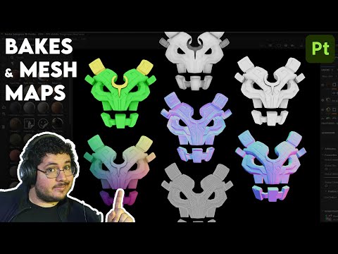 Bakes & Mesh Maps Explained - Substance Painter