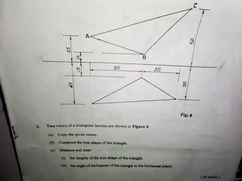 Solution to WAEC Triangular Lamina Problem