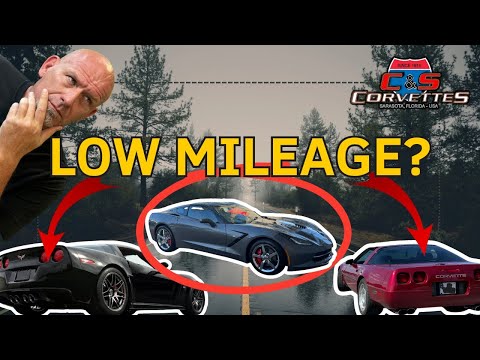 KEY POINTS Regarding Low Mileage Corvettes **ALL GENERATIONS**