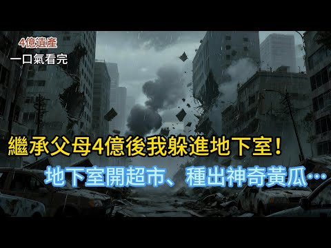 🔥【4億遺產+末日喪屍】門外全是喪屍，我卻在吃火鍋…我竟躺平活到最後！地下室開超市、種出神奇黃瓜…結局超反轉！💀🌿#小说 #完结文 #動漫 #末世 #有声书 #novel #小說 #小说推荐