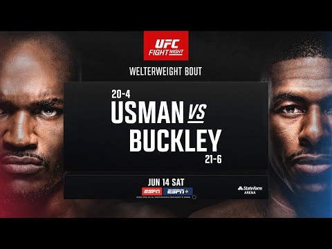 UFC Atlanta: Usman vs Buckley - June 14th | Fight Promo