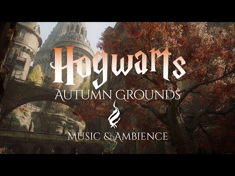 Fall Grounds at Hogwarts | Harry Potter Music and Ambience from Hogwarts Legacy