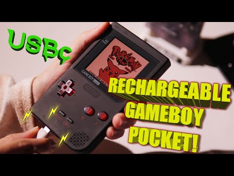 The RECHARGEABLE Gameboy Pocket Mod!