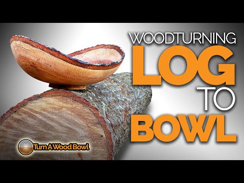 Log to Bowl — Woodturning Video