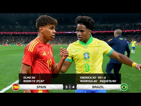 Lamine Yamal will never forget Endrick's performance in this match