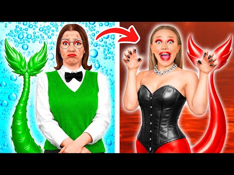 Από Γοργόνα Σε Σκοτεινό βρικόλακα | Έκτακτης Ανακαίνισης Challenge