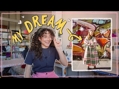 i spent a week sewing my dream patchwork quilted coat (sewing vlog)