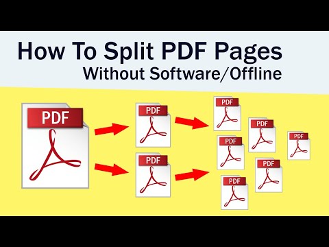 How To Split PDF Pages Into Separate Files In Offline Without Any Software