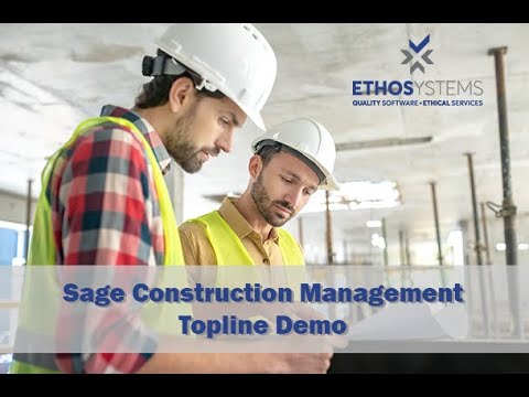 Sage Construction Management Topline Demo