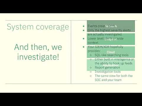 BSidesSLC 2025 - Considering Cloud Coverage in SIEM/XDR Design – Chris Beckman