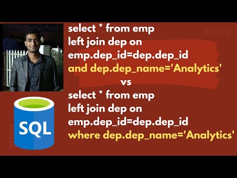 SQL Left Outer Join Master Class | SQL Advance Tutorial Zero to Hero