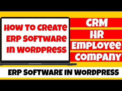 How To Create ERP Software In Wordpress Without Any Programming | By Websblog | In Hindi