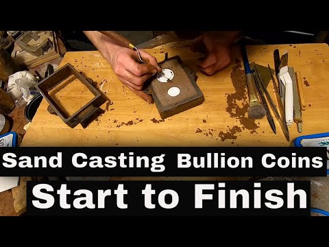 How To Sand Cast From Start to Finish Coins