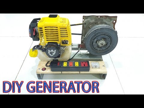 Build 220v Dynamo Generator Using 4-stroke Engine