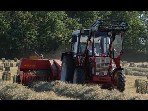 Heuernte mit Welger AP41, IHC 324, IHC 644AS, IHC 744, IHC 844XL, Pöttinger Heuwender, JF CM 1900