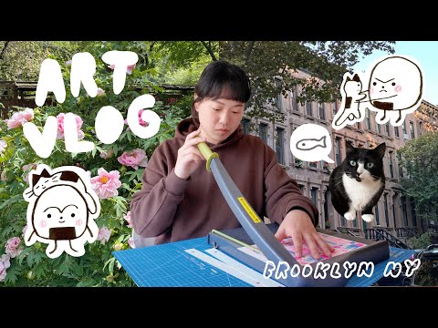 SPRING DAYS IN NYC ☆ tariff anxiety, drawing, stationery chats, aquarium!