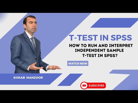 Independent Samples T test | Interpret independent samples t test in SPSS | Kokab Manzoor