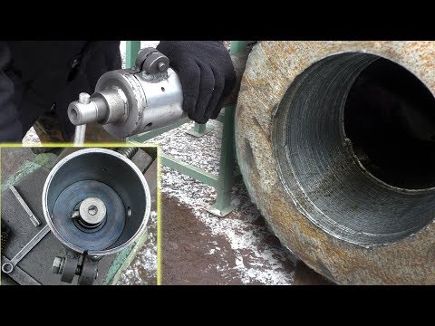 Pipe boring without a lathe | Device overview