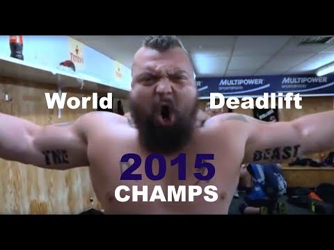 FULL SHOW | World Deadlift Champs 2015, inc World Record Deadlift by Eddie Hall