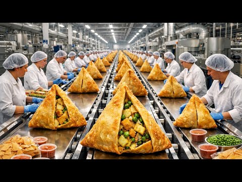 Inside The Samosa Factory | Mass Production of Crispy Samosas | How Its Made.