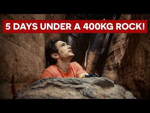 Man TRAPPED Under a 400kg Rock for 5 Days (ALONE)