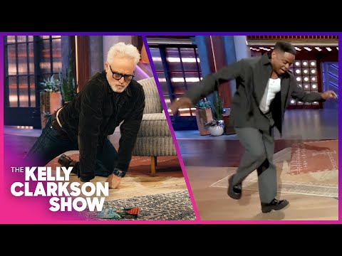 Bradley Whitford & Dulé Hill Gorilla Walk & Tap Dance On Kelly Clarkson Show 'West Wing' Reunion