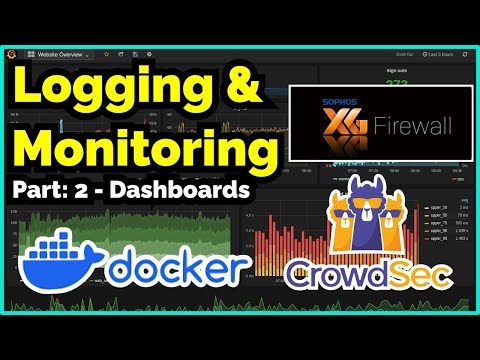Homelab Monitoring Made Easy - Part 2: Creating Dashboards For Docker, Crowdsec, and Sophos XG