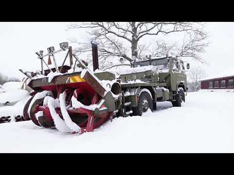 Scania Sba 111 With V8 Snow blower